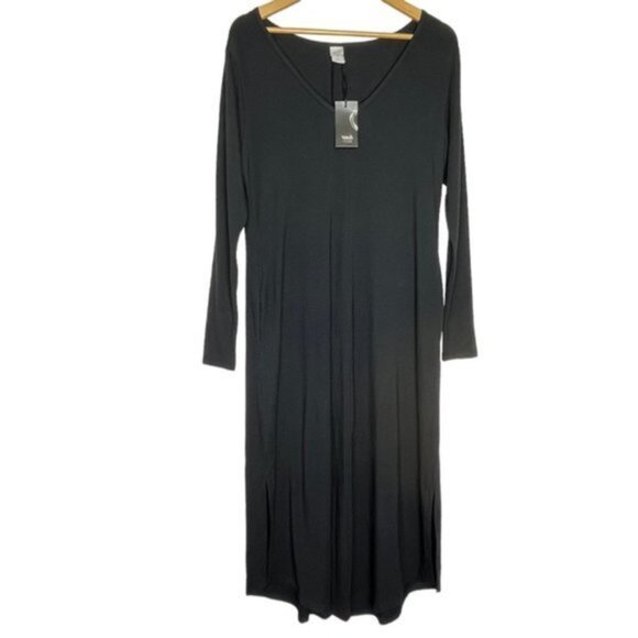 NWT Smash + Tess V-Neck  Midi Friday Dress Relaxed Fit Women‎ Sz Small - Picture 2 of 10